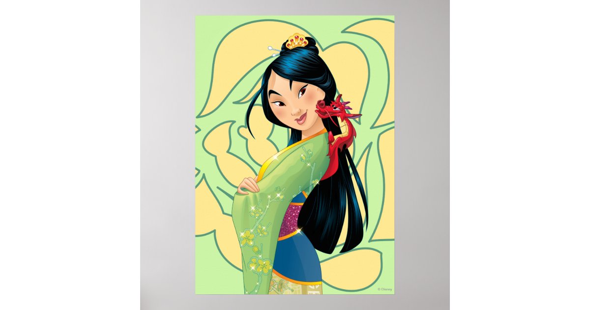 disney minimalist poster mulan