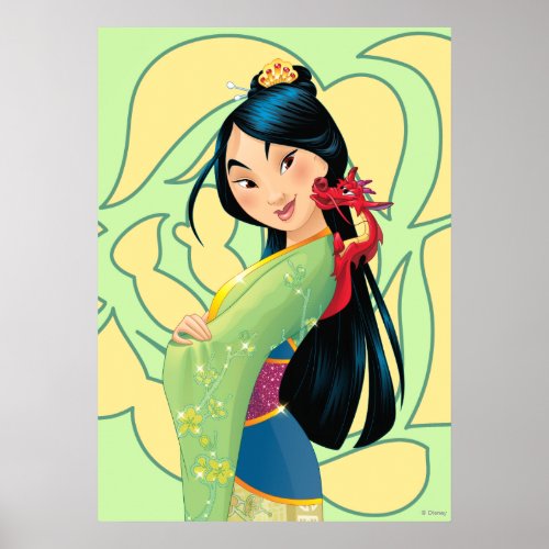 Mulan and Mushu Poster
