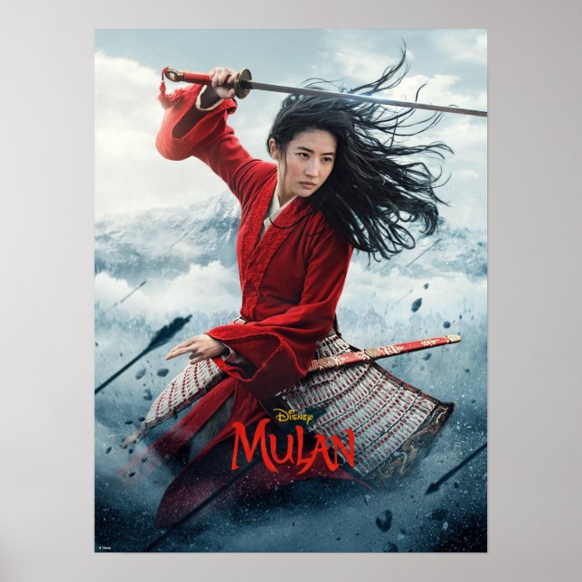 Mulan Battlefield Theatrical Art Poster (Front)