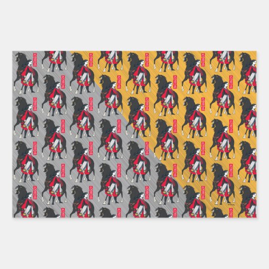 Mulan Beside Black Wind Illustration Wrapping Paper Sheets | Zazzle.com