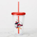Mulan "Bold Spirit" Illustration Acrylic Tumbler