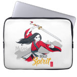 Mulan "Bold Spirit" Illustration Laptop Sleeve