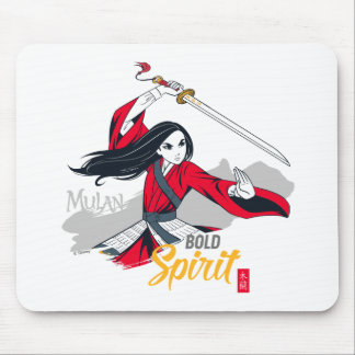 Mulan "Bold Spirit" Illustration Mouse Pad
