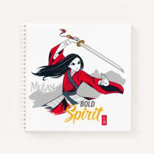 Mulan "Bold Spirit" Illustration Notebook