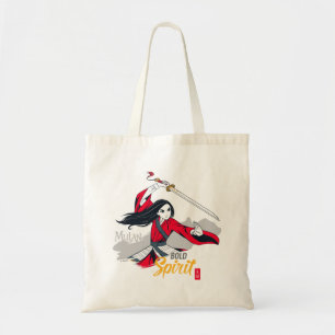 Mulan "Bold Spirit" Illustration Tote Bag