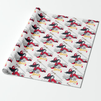 Mulan "Bold Spirit" Illustration Wrapping Paper