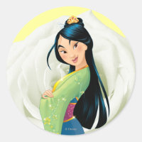 Mulan Classic Round Sticker