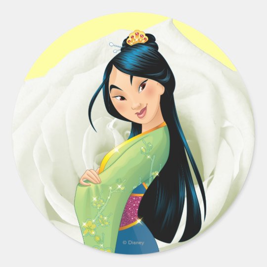 Mulan Classic Round Sticker | Zazzle.com