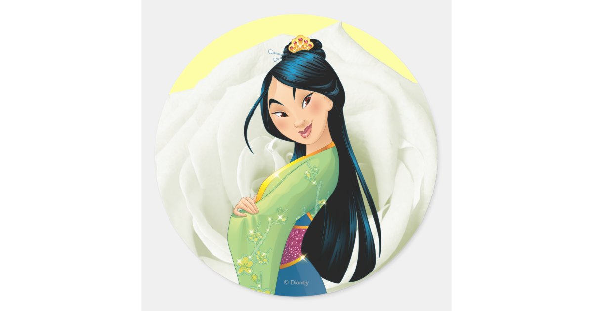 Mulan Classic Round Sticker | Zazzle