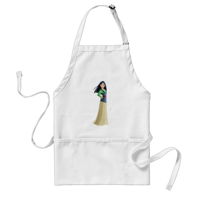 Mulan Courage in Every Step Adult Apron (Front)