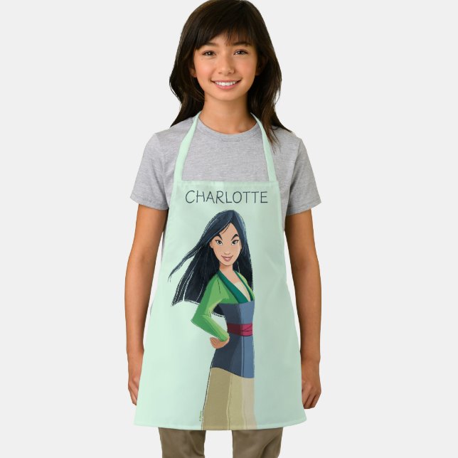 Mulan Courage in Every Step Apron (Insitu)
