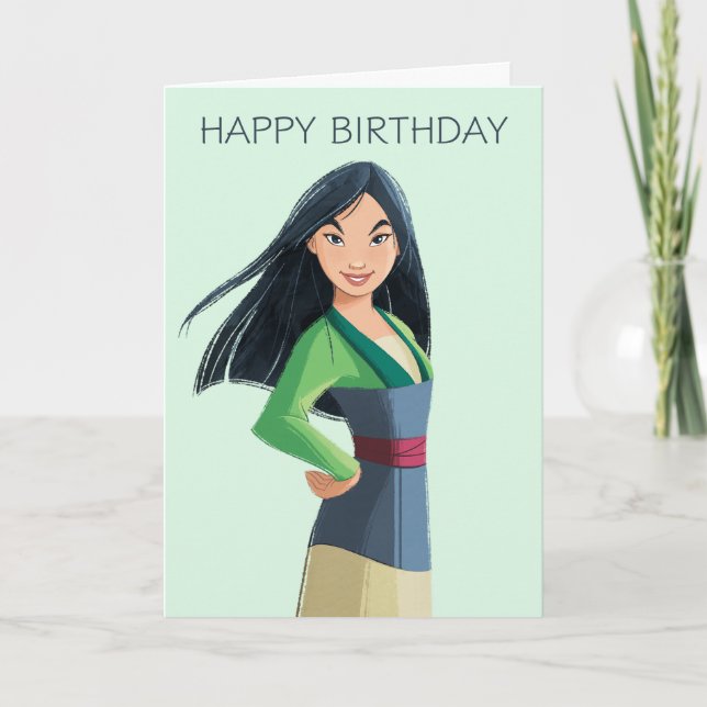 Mulan Courage in Every Step Card (Front)