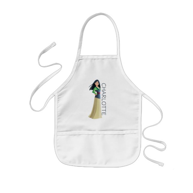 Mulan Courage in Every Step Kids' Apron (Front)