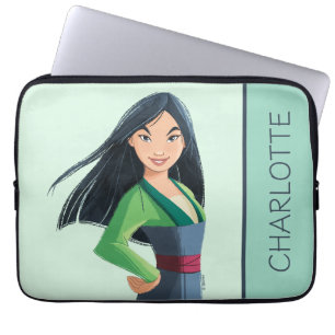 Mulan Courage in Every Step Laptop Sleeve
