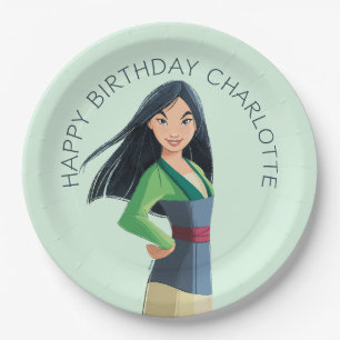 Mulan Courage in Every Step Paper Plates