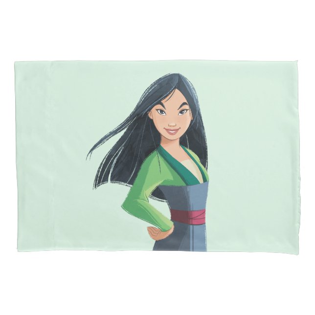 Mulan Courage in Every Step Pillow Case (Front)