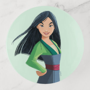 Mulan Courage in Every Step Trinket Tray