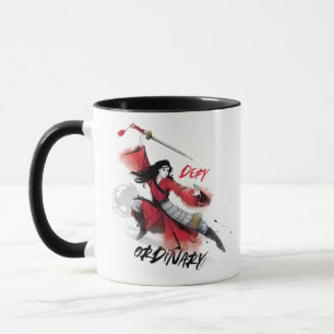 Mulan "Defy Ordinary" Watercolor Mug