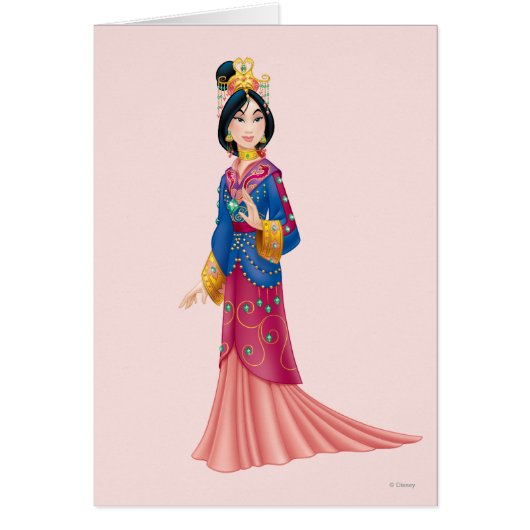 Mulan Dress Cards (Front)