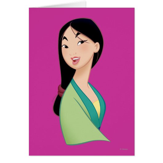 Mulan Head Turned Cards (Front)