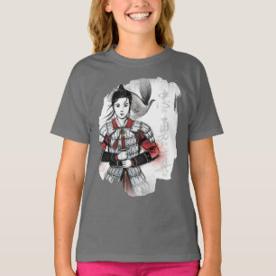 Mulan In Armor "Loyal Brave True" Watercolor T-Shirt
