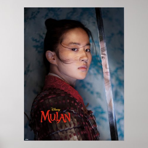 Mulan In Armor Theatrical Art Poster
