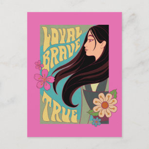 Mulan Loyal Brave True Postcard