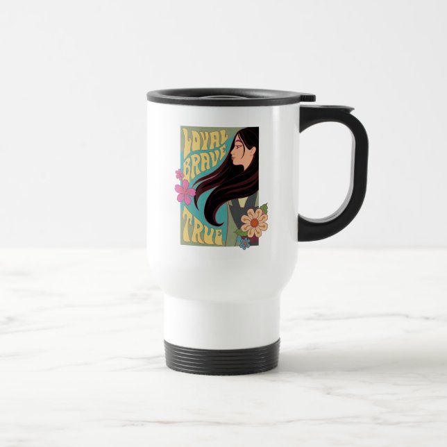 Mulan | Loyal Brave True Travel Mug (Right)