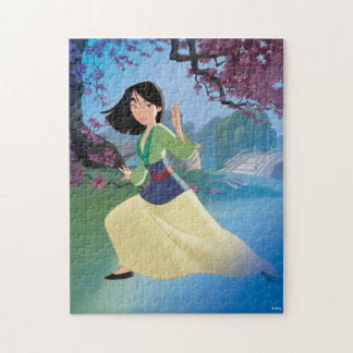 Mulan Practicing in her Garden Jigsaw Puzzle