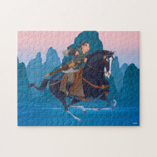Mulan Riding Her Horse to the Rescue Jigsaw Puzzle