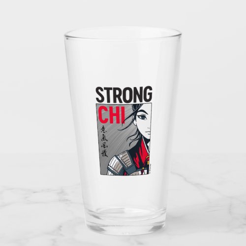 Mulan Strong Chi Illustration Glass