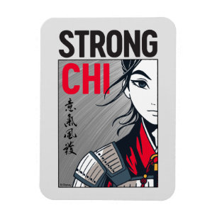 Mulan "Strong Chi" Illustration Magnet
