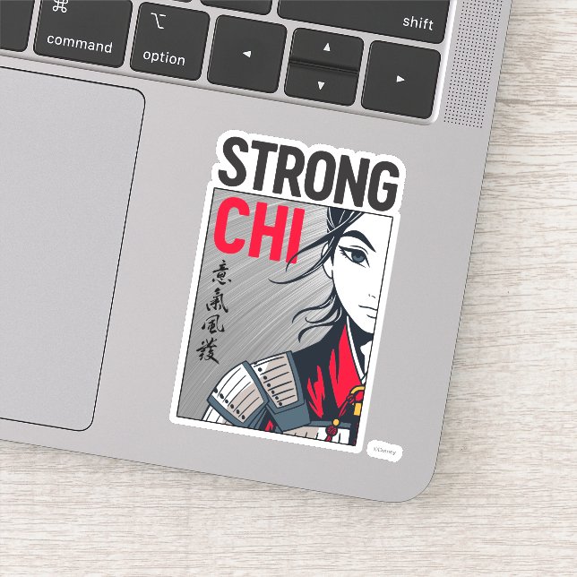 Mulan "Strong Chi" Illustration Sticker (Detail)
