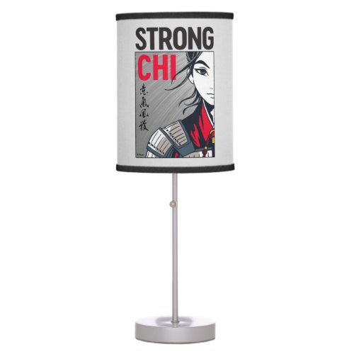 Mulan Strong Chi Illustration Table Lamp