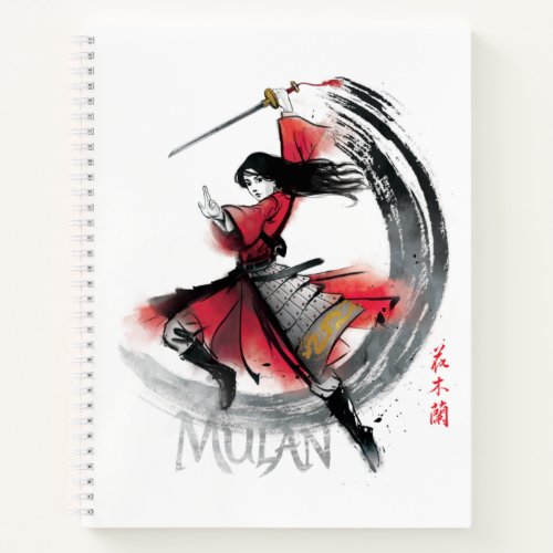 Mulan Sword Art Watercolor Notebook