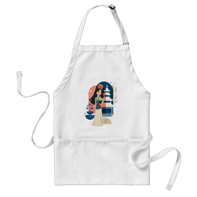 Mulan True to Myself Adult Apron (Front)