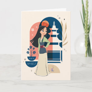 Mulan True to Myself Card