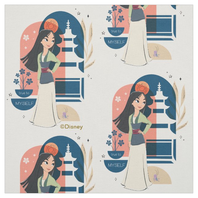 Mulan True to Myself Fabric (Swatch)