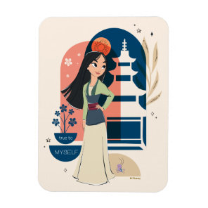 Mulan True to Myself Magnet