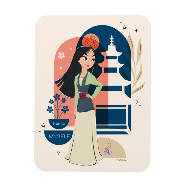 Mulan True to Myself Magnet (Vertical)