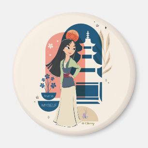 Mulan True to Myself Magnet