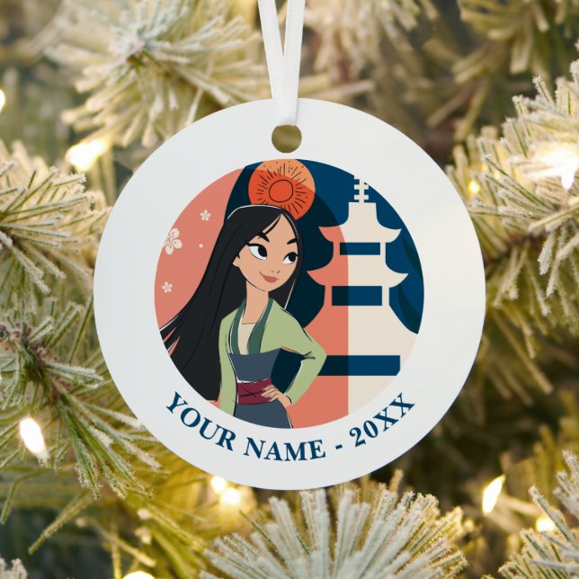 Mulan True to Myself Metal Ornament (Insitu)