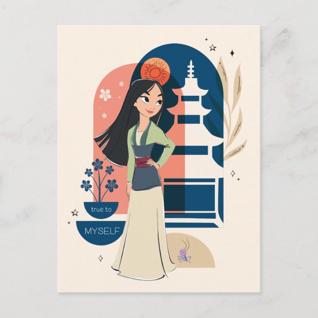 Mulan True to Myself Postcard (Front)