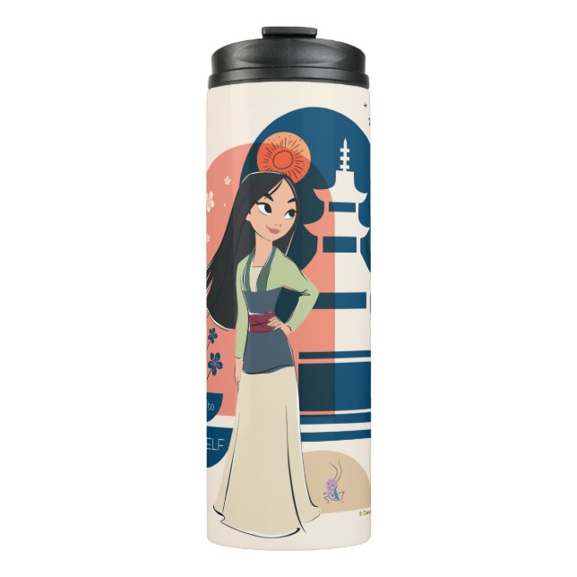 Mulan True to Myself Thermal Tumbler (Front)