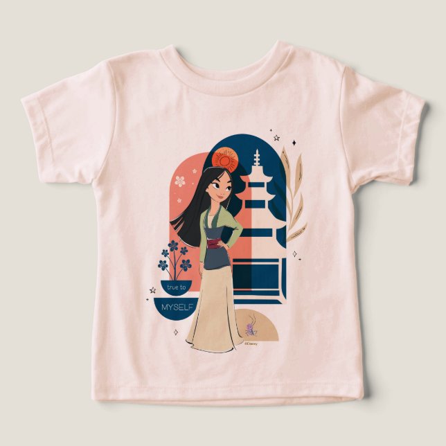 Mulan True to Myself Toddler T-shirt (Design Front)