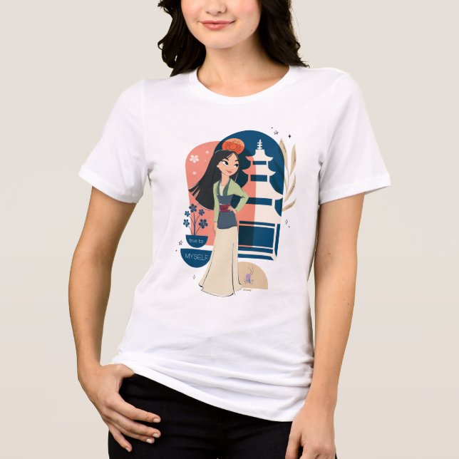 Mulan True to Myself Tri-Blend Shirt (Front)