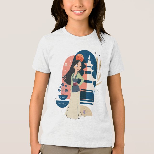 Mulan True to Myself Tri-Blend Shirt (Front)