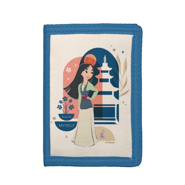 Mulan True to Myself Trifold Wallet (Front Vertical)