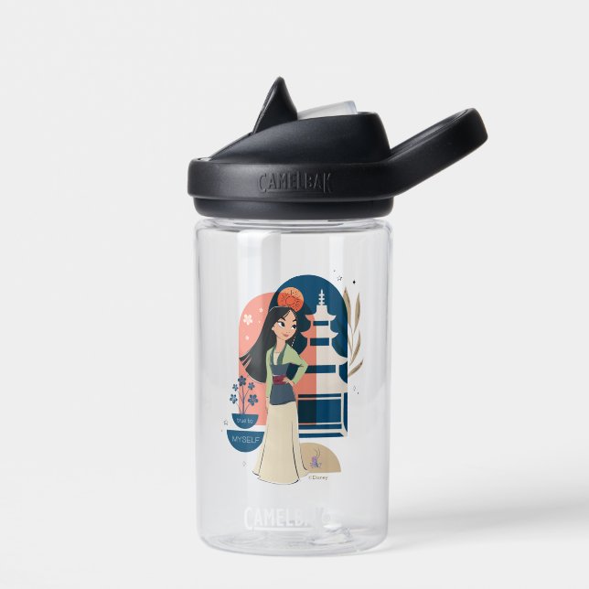Mulan True to Myself Water Bottle (Left)