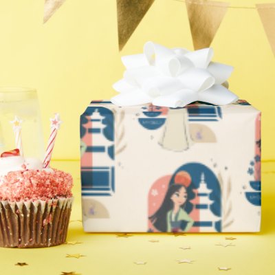 Mulan True to Myself Wrapping Paper